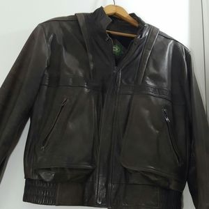 Hill and Archer Vintage Leather Bomber Jac…